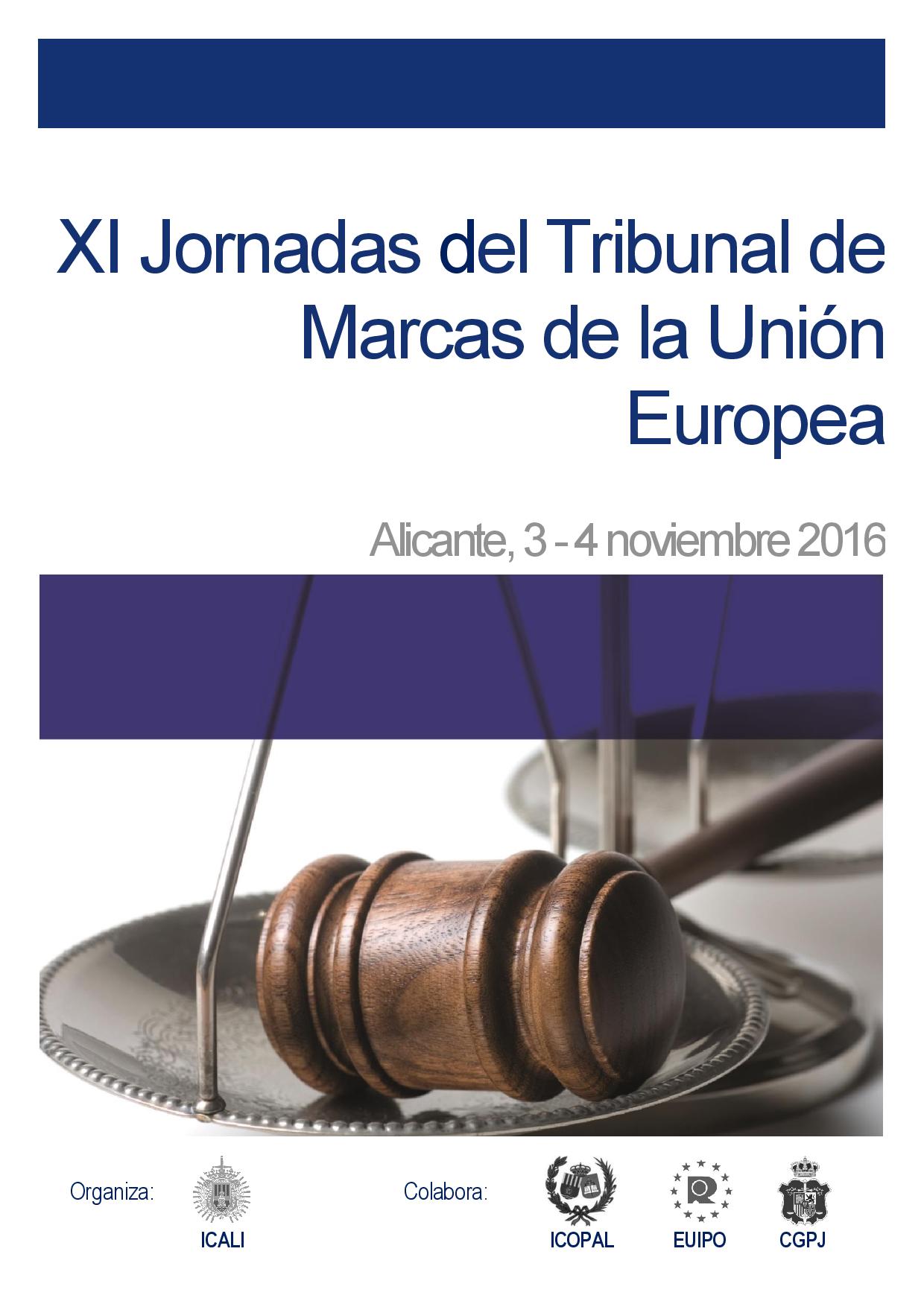 XI Jornadas del Tribunal de Marca de la Uni&oacute;n Europea