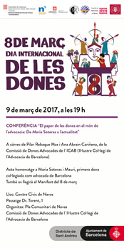 El papel de las mujeres en el mundo de la abogac&iacute;a: de Mar&iacute;a Soteras a la actualidad