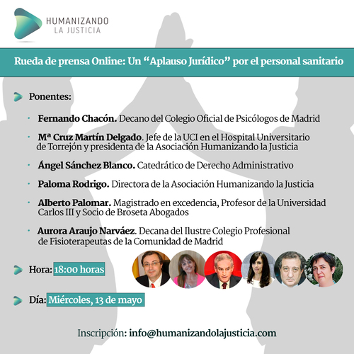 Conferencia: Un Aplauso Jur&iacute;dico en favor del personal sanitario