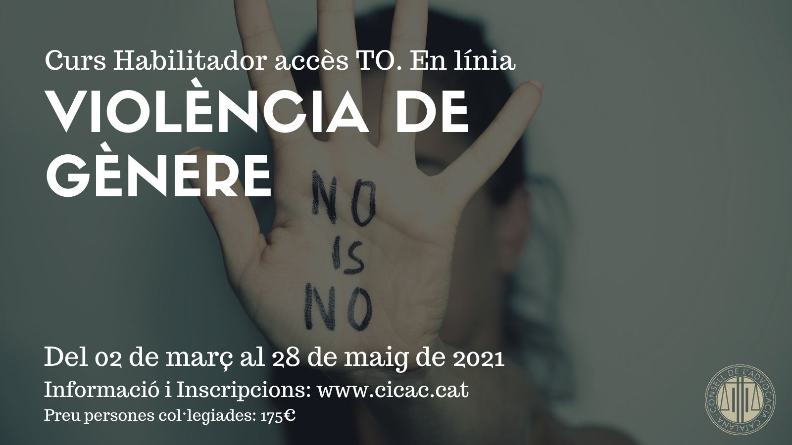 Curs d'especialitzaci&oacute; lletrada en viol&egrave;ncia de g&egrave;nere 2021