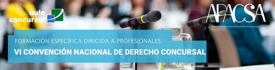 VI Convenci&oacute;n Nacional de Derecho Concursal