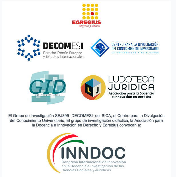 II Congreso internacional de innovaci&oacute;n en la docencia e investigaci&oacute;n de las Ciencias Sociales y Jur&iacute;dicas