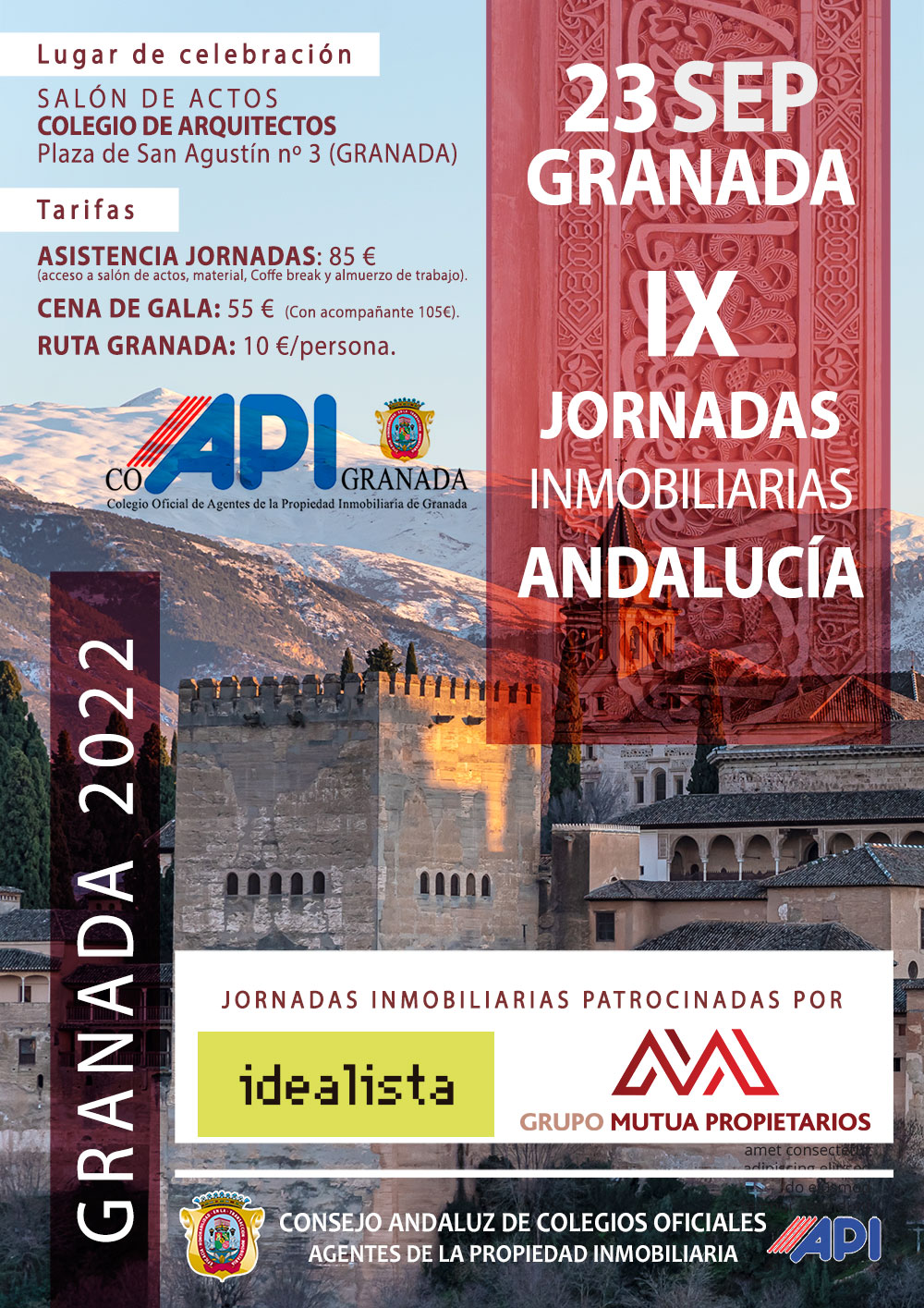 IX Jornadas Inmobiliarias de Andaluc&iacute;a en Granada