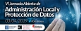 VIII Jornada abierta de administraci&oacute;n local y protecci&oacute;n de datos