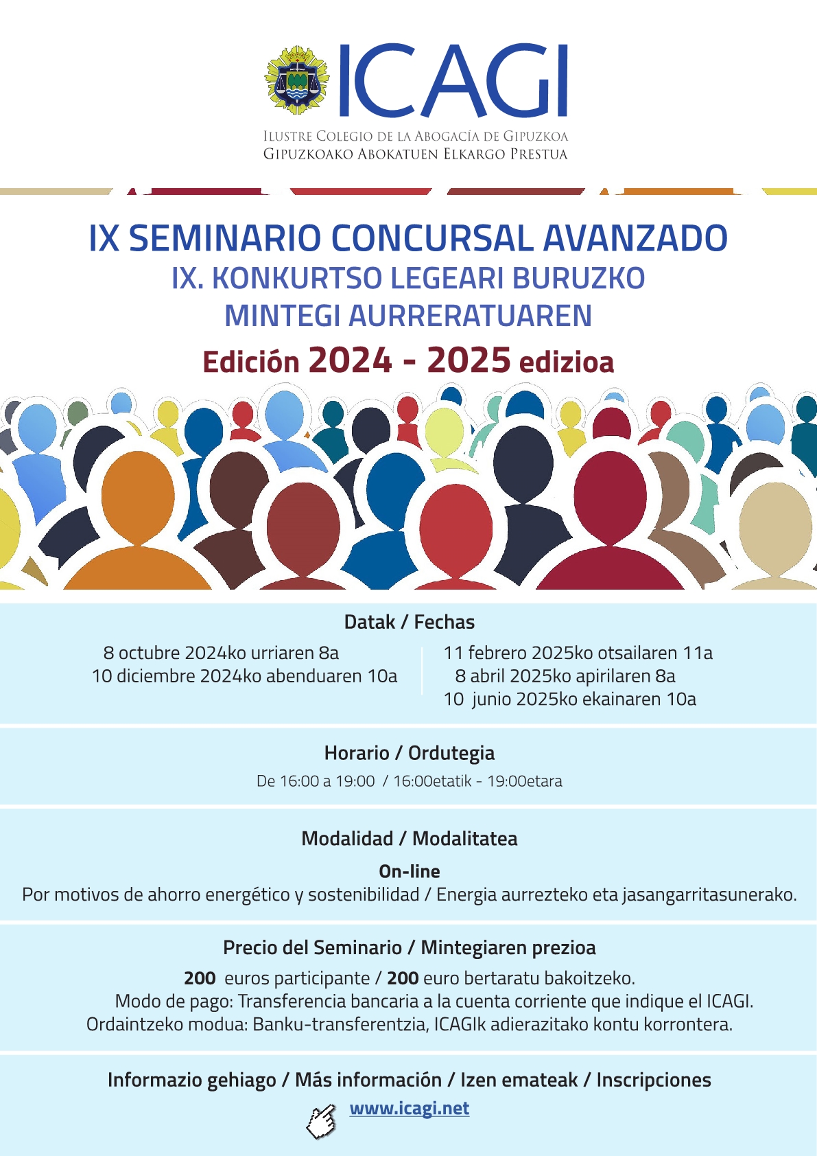 IX Seminario Concursal Avanzado. Edici&oacute;n 2024-2025