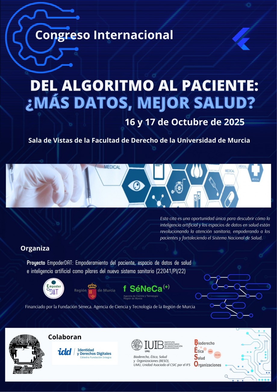 Congreso Internacional: Del algoritmo al paciente: &iquest;M&aacute;s datos, Mejor salud?
