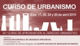 XV Curso de Aproximaci&oacute;n al Derecho Urban&iacute;stico