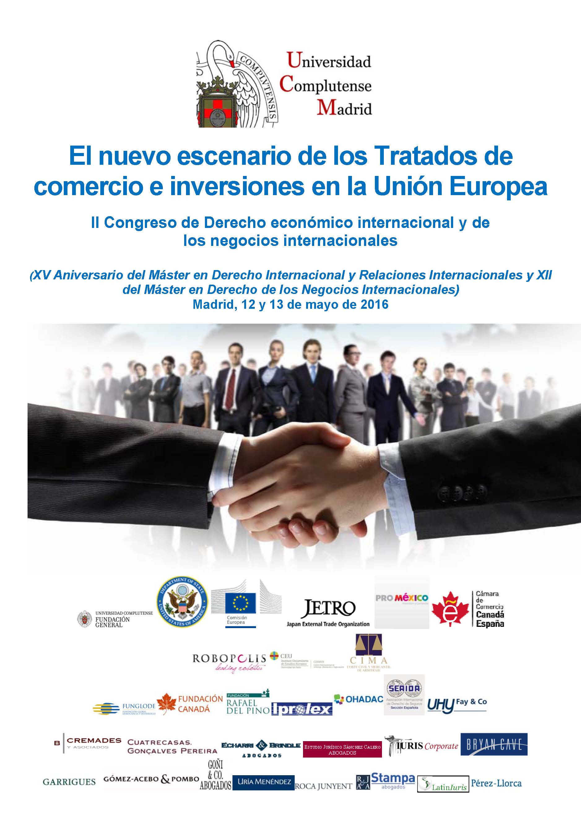 II Congreso de Derecho econ&oacute;mico internacional y de los negocios internacionales